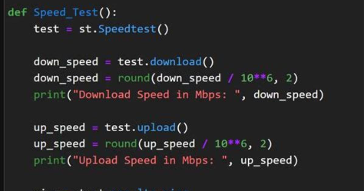 Call Speedtest. Speedtest() from Python Using --Secure (To Avoid Speedtest. Configretrievalerror: Http Error 403: Forbidden)
