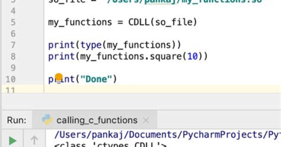 Calling C/C++ from Python? [Closed]