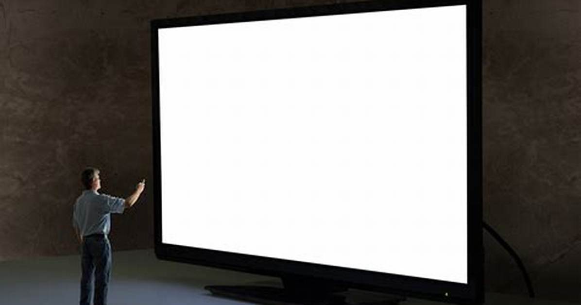 Can a Big Screen Tv Be Too Big?