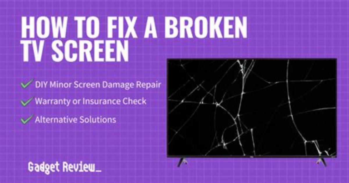 Can a Broken Tv Be Fixed?