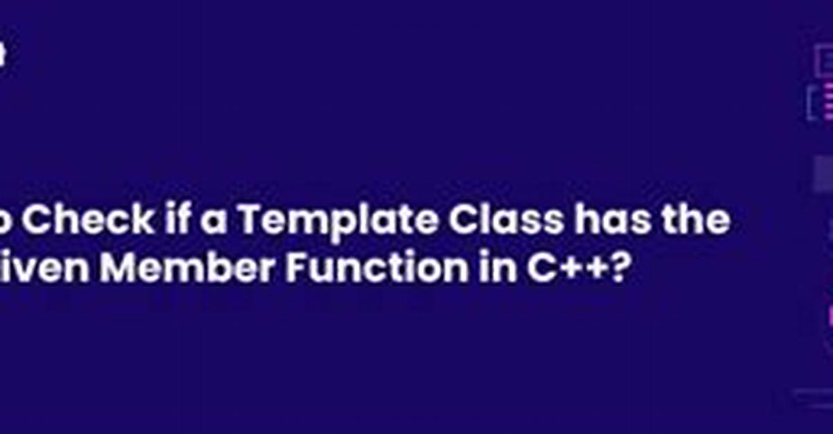 Can a Class Member Function Template Be Virtual?