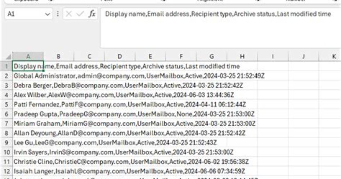 Can a Csv File Have a Comment?