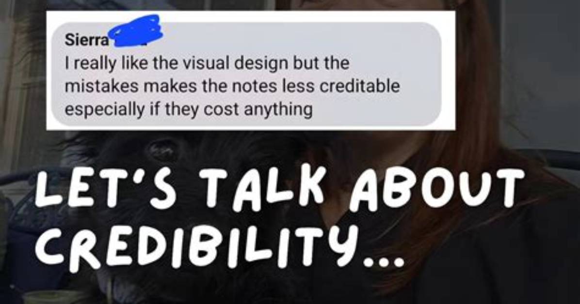 Can a Person Be Creditable?