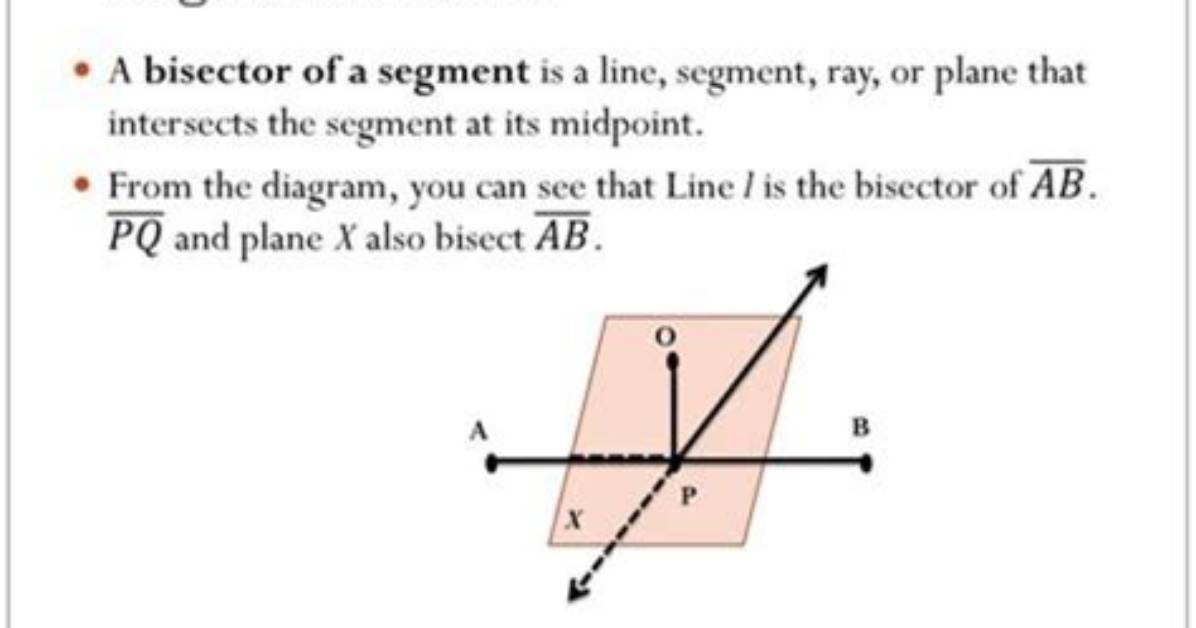 Can a Ray Have a Bisector