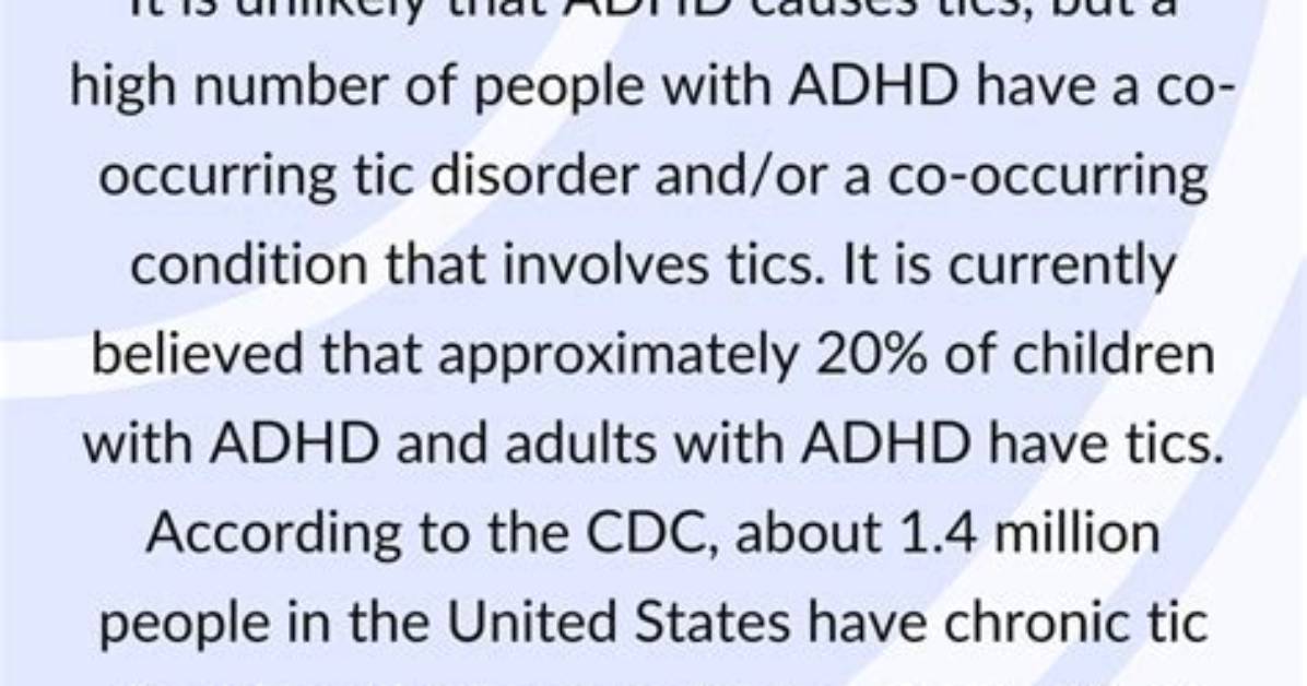 Can Adhd Meds Help with Tics?