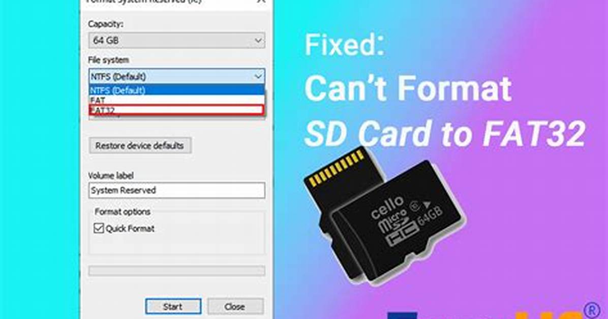 Can Android Format Sd Card to Fat32?