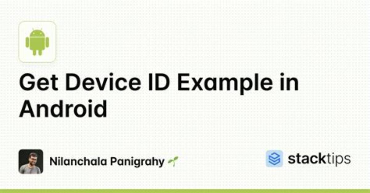Can Android Id Be Changed?