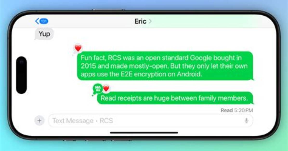 Can Android Text iOS?