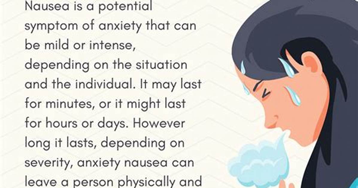 Can Anxiety Trigger Nausea?