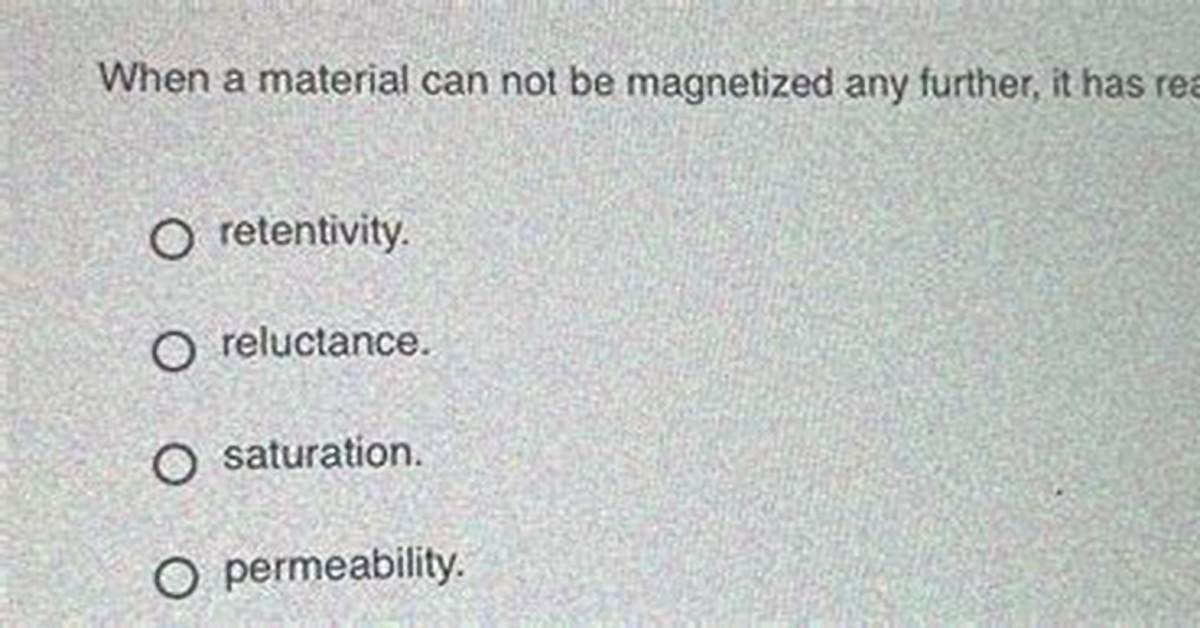Can Any Material Be Magnetized?
