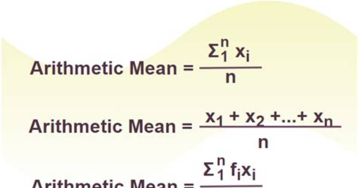 Can Arithmetic Mean Be Negative?