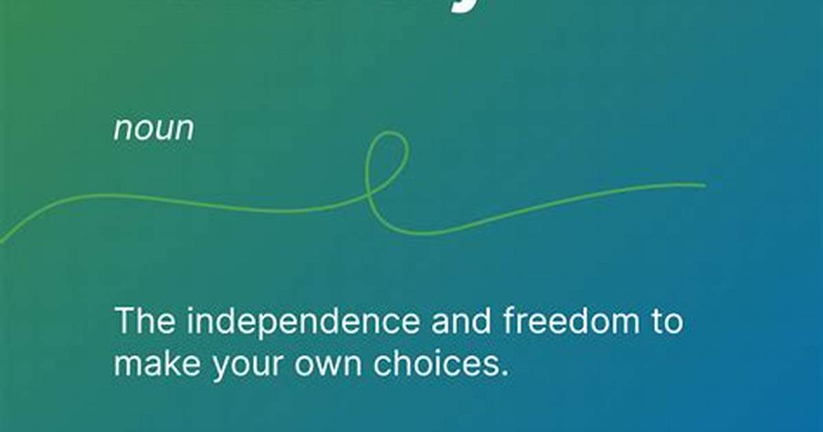 Can Autonomy Be a Noun?