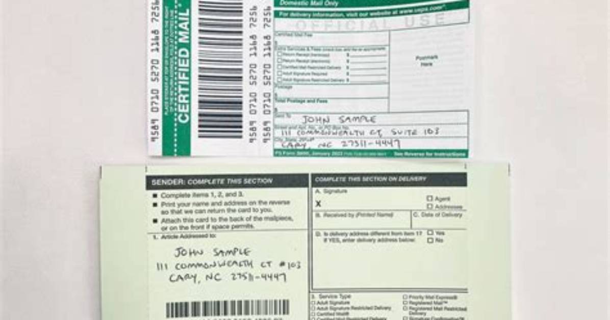 Can Certified Mail Be Forwarded?