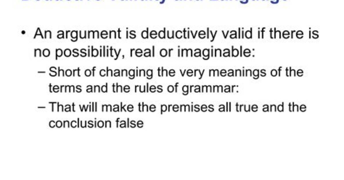 Can Circular Arguments Are Deductively Valid?