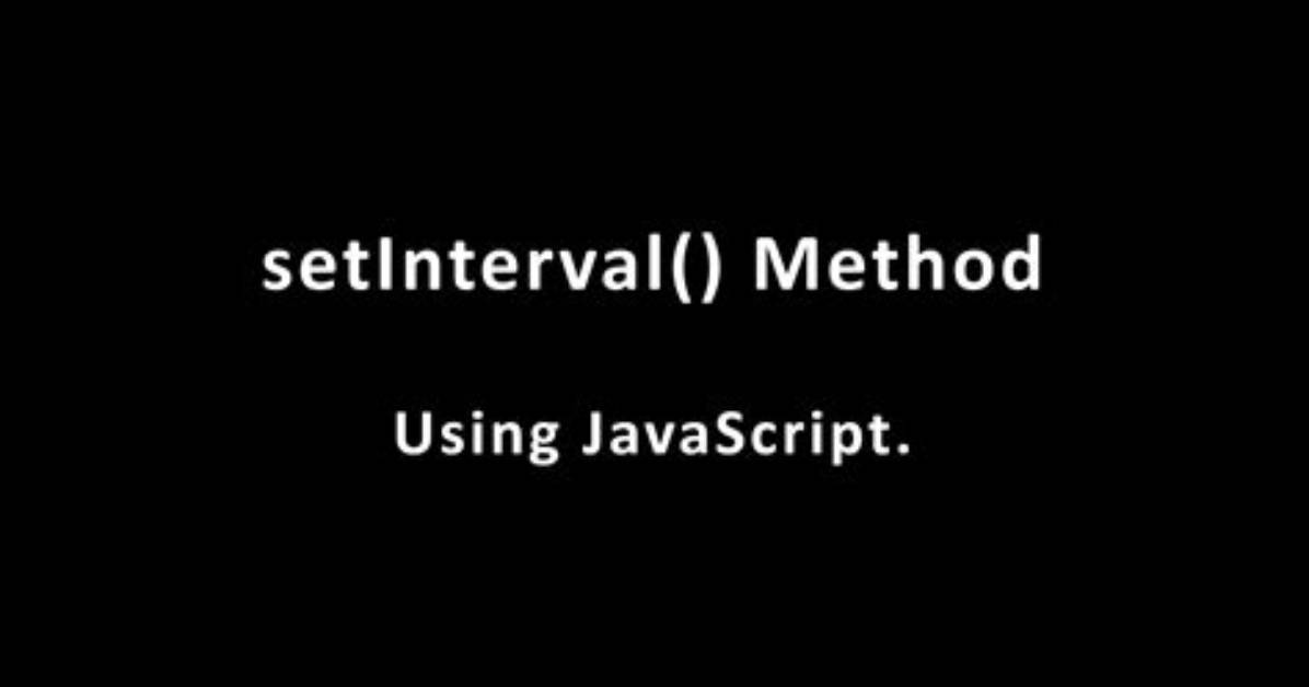 Can clearInterval() Be Called Inside setInterval()?