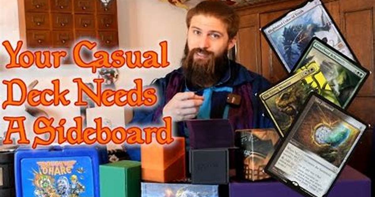 Can Commander Decks Have Sideboards?