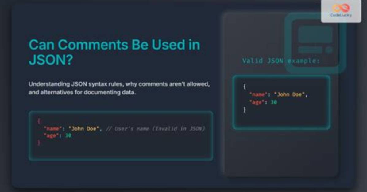 Can Comments Be Used in Json?