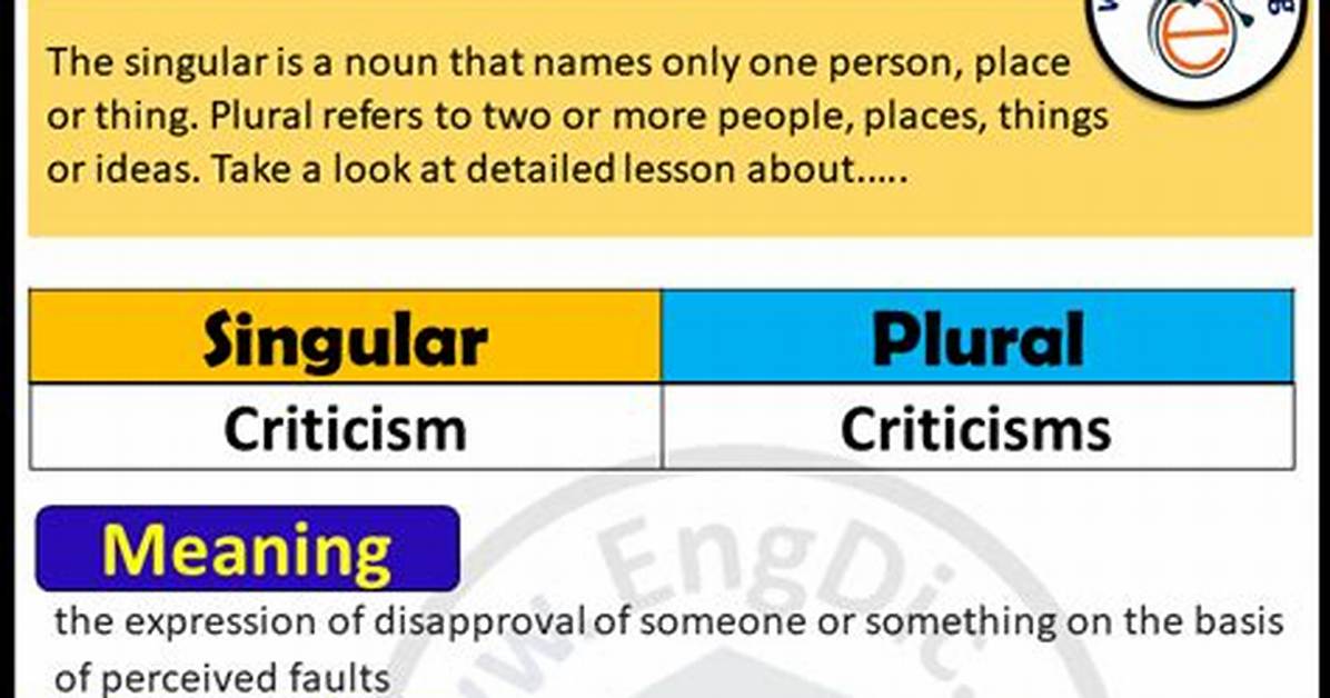 Can Criticism Be Plural?