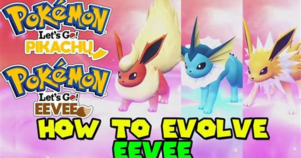 Can Eevee Evolve in Let's Go Eevee?