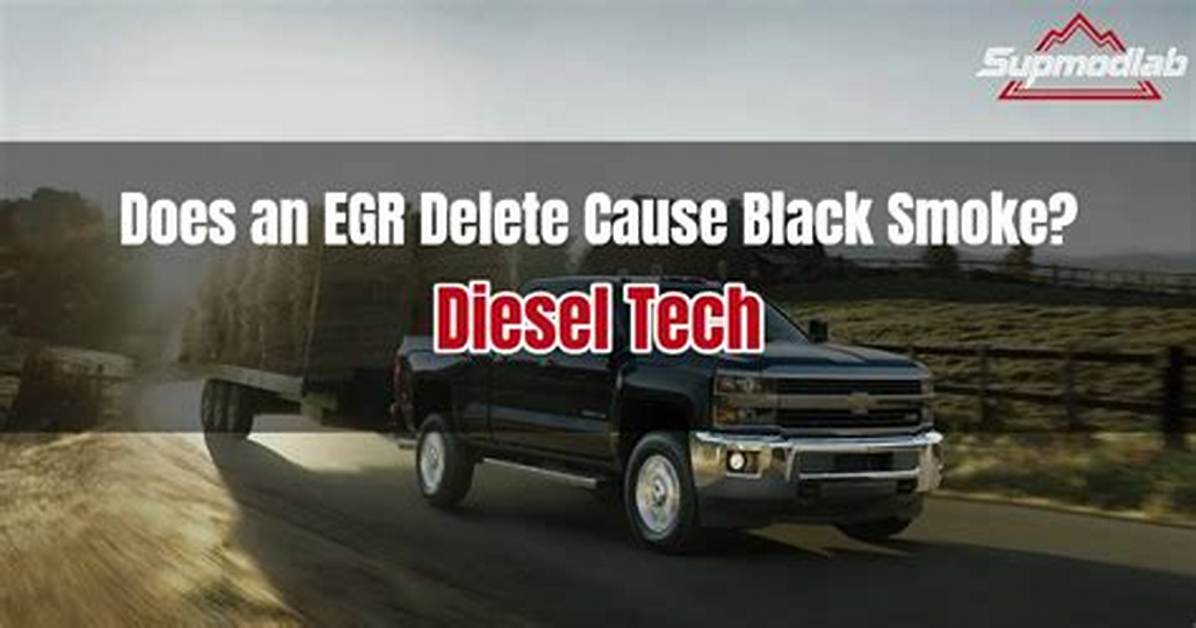 Can Egr Cause Black Smoke?