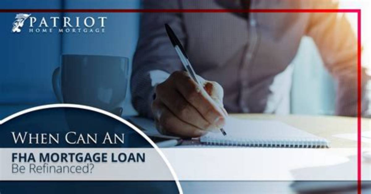 Can Fha Be Refinanced?