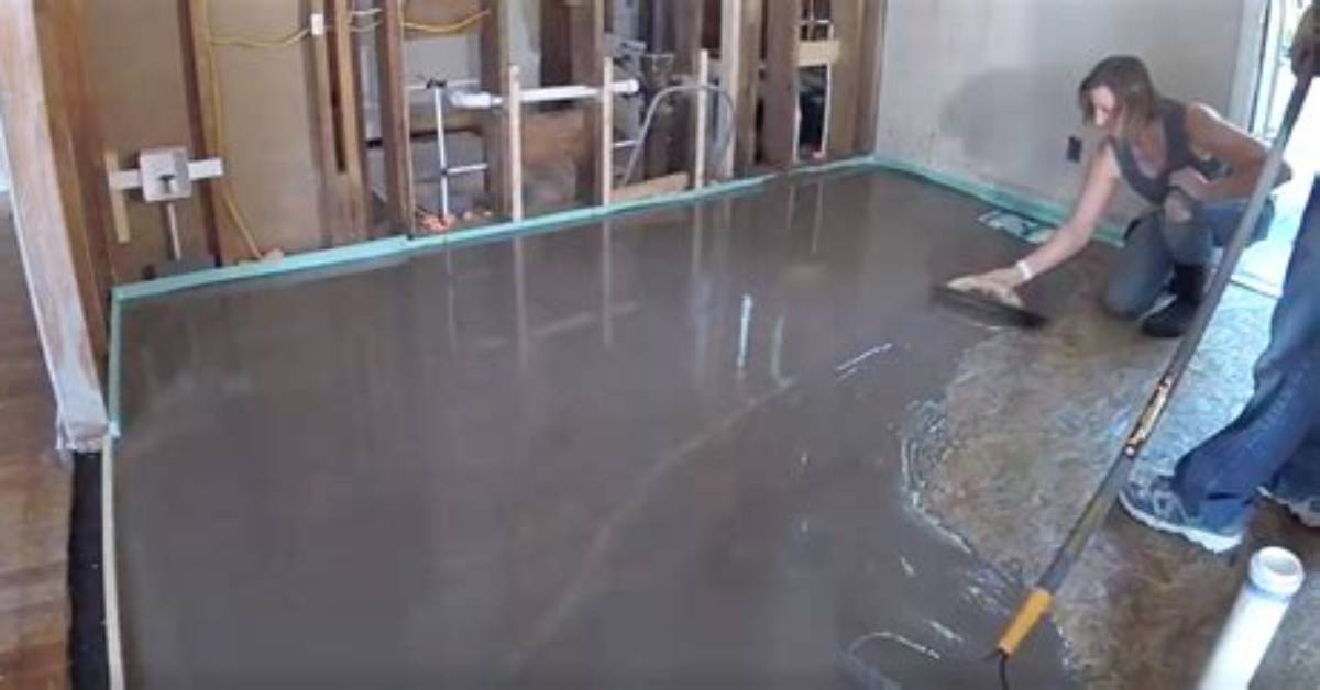Can Floor Leveler Be Painted