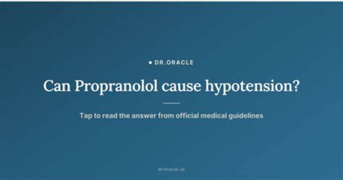 Can Gaba Cause Hypotension