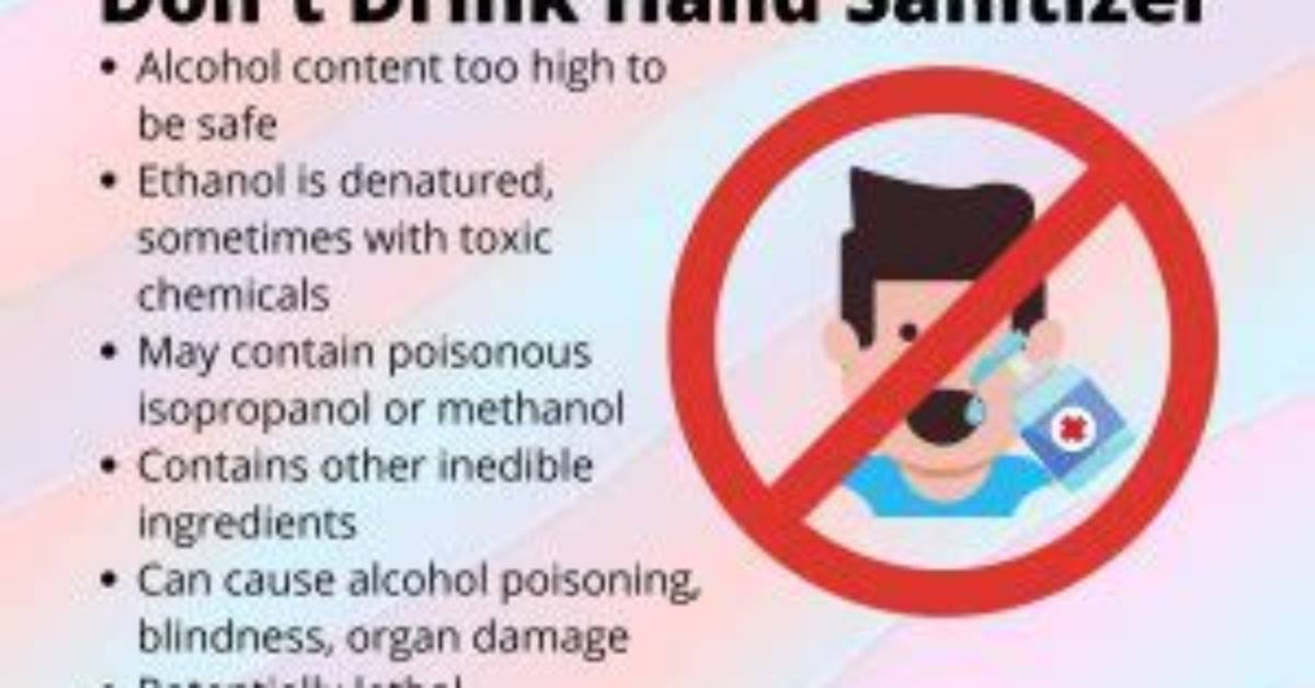 Can Hand Sanitizer Get U Drunk?