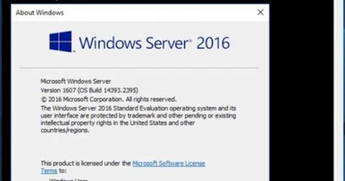 Can I Activate Windows 2016 Evaluation?