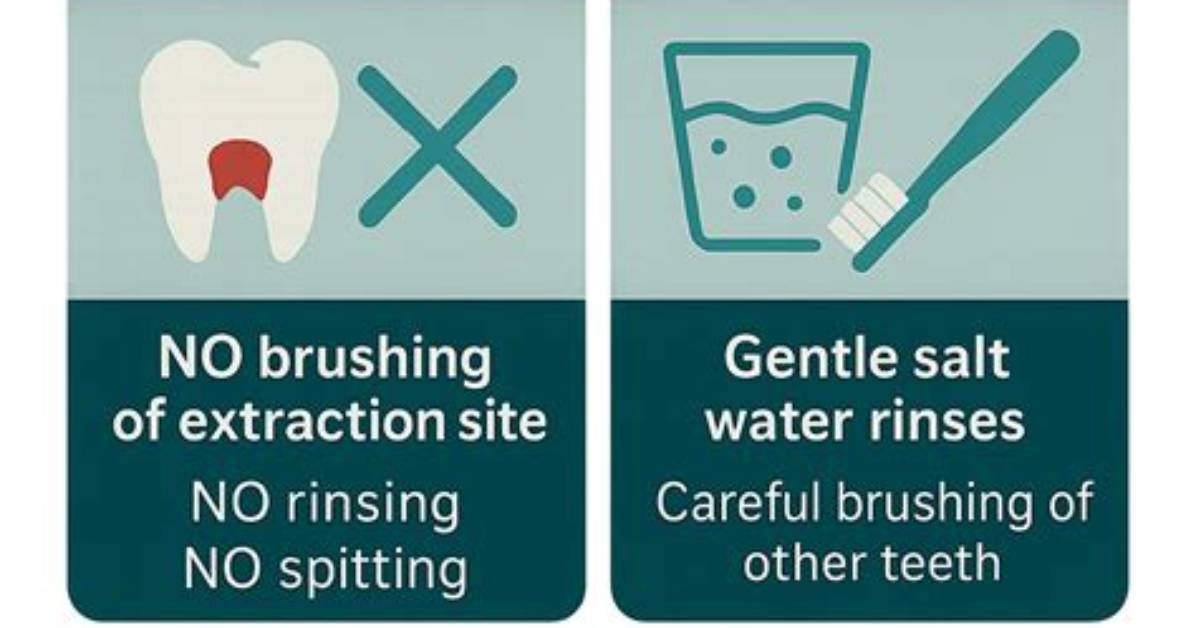 Can I Brush Extraction Site?