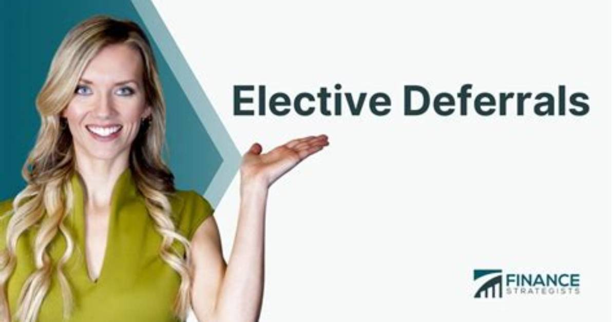 Can I Deduct Elective Deferrals?