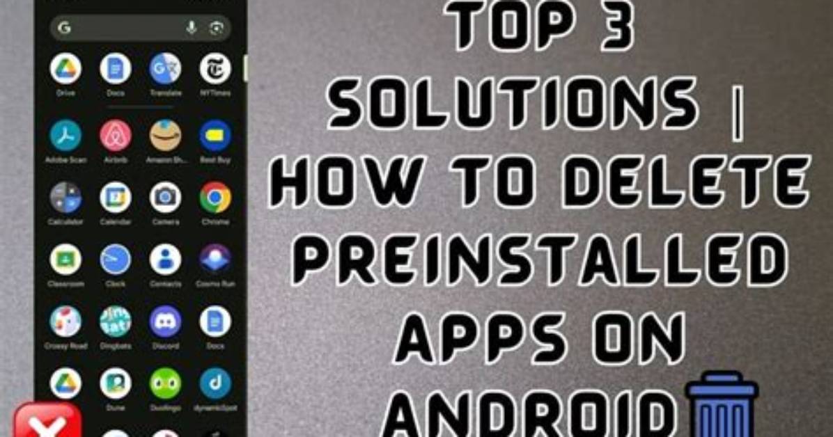 Can I Delete Built in Apps Android?