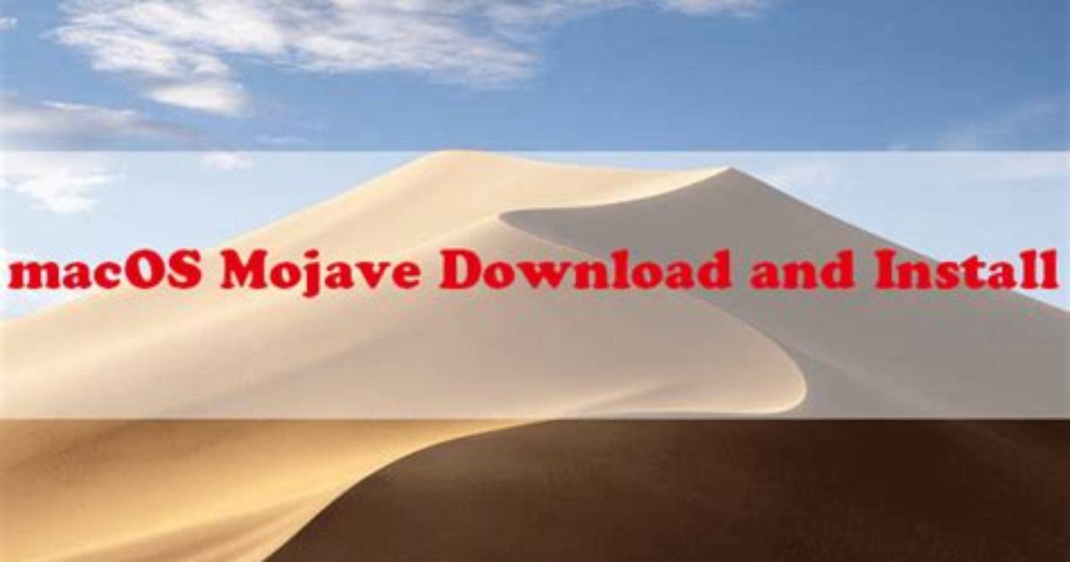 Can I Delete Install macOS Mojave App?