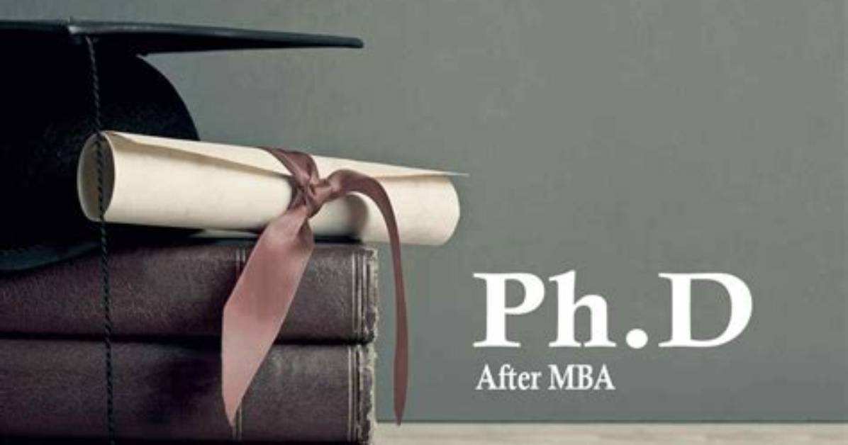 Can I Do Phd After Mba?