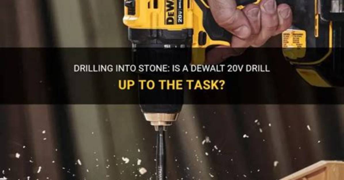 Can I Drill Through Stone?