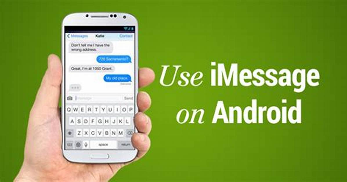 Can I iMessage from Android?