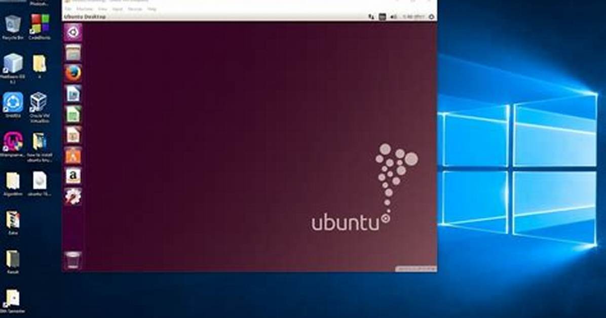 Can I Install Ubuntu Within Windows?