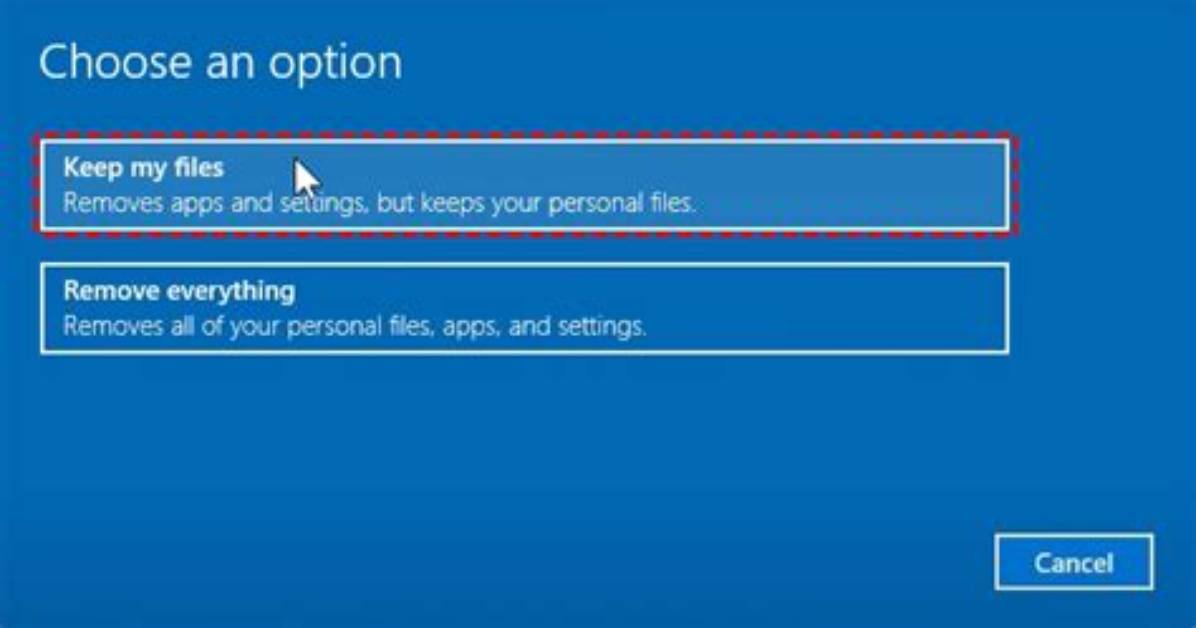 Can I Keep My Files When Installing Windows 10?