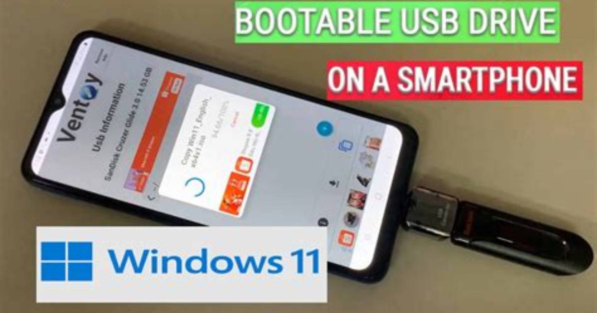 Can I Make Bootable Usb from Android?