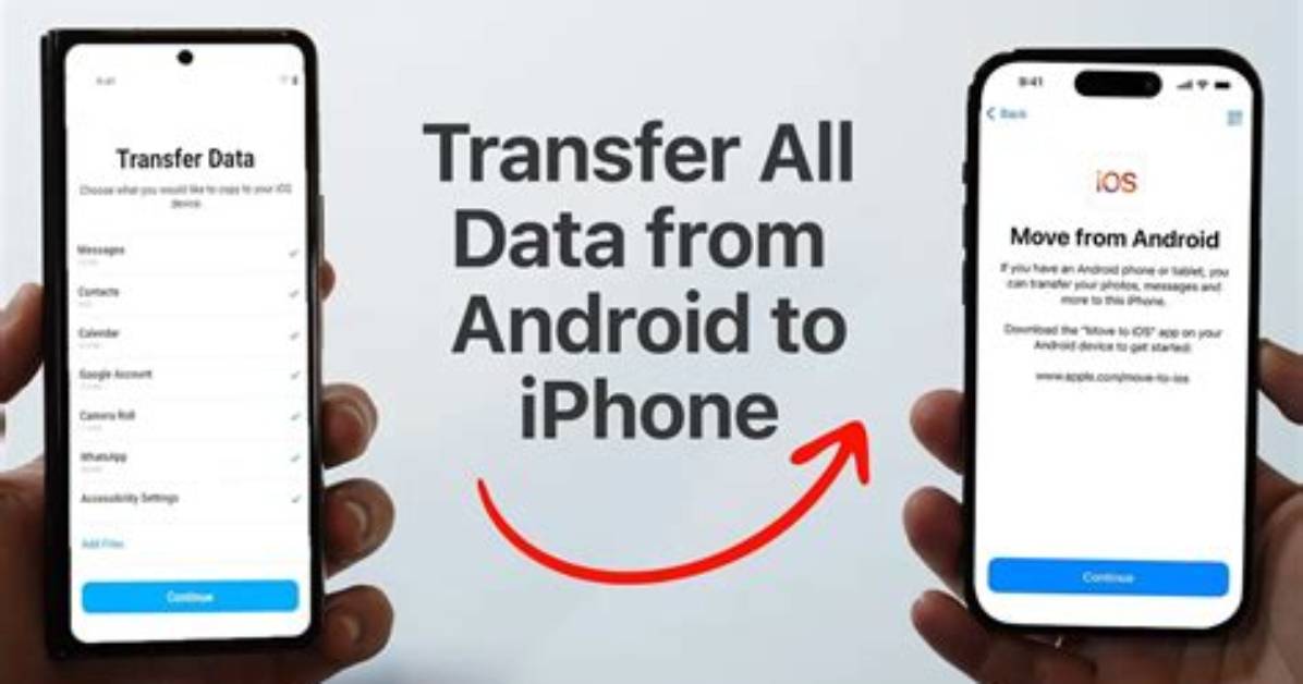 Can I Move Data from Android to iPhone After Set up?