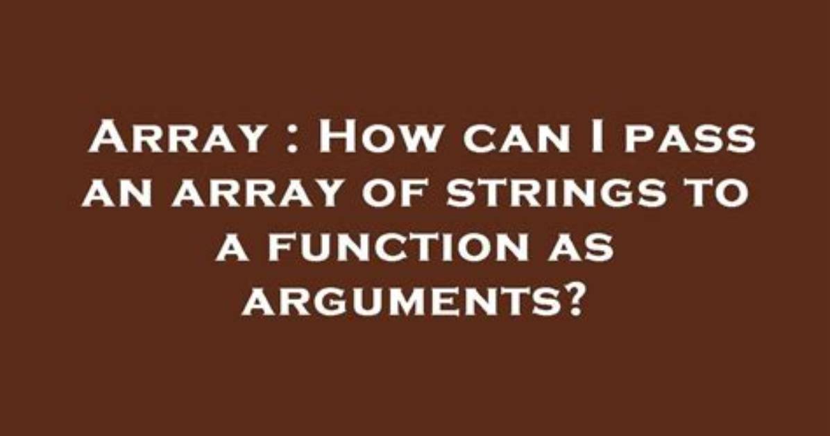 Can I Pass an Array as Arguments to a Method with Variable Arguments in Java?