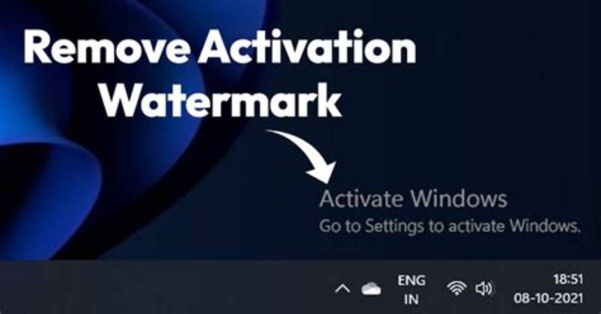 Can I Remove Activate Windows Watermark?