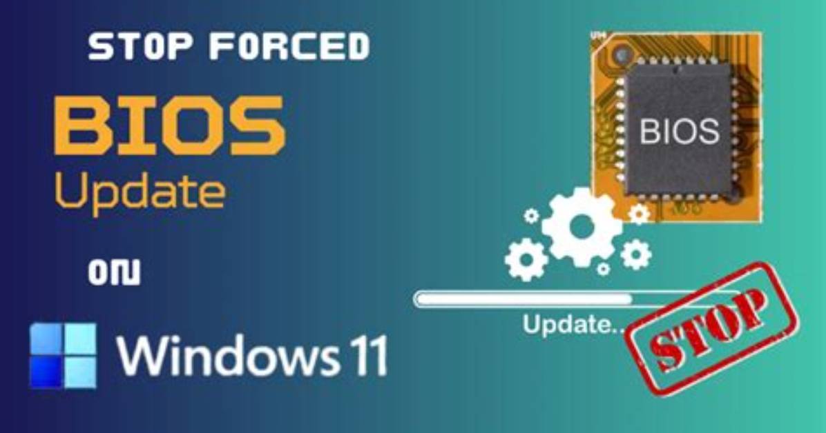 Can I Stop a Bios Update?