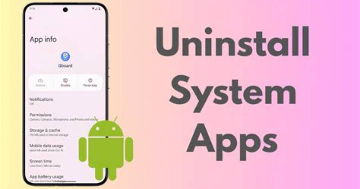 Can I Uninstall System Update on Android?