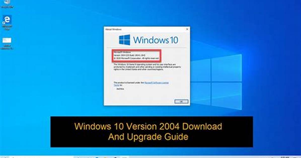 Can I Uninstall Windows 10 Version 2004?