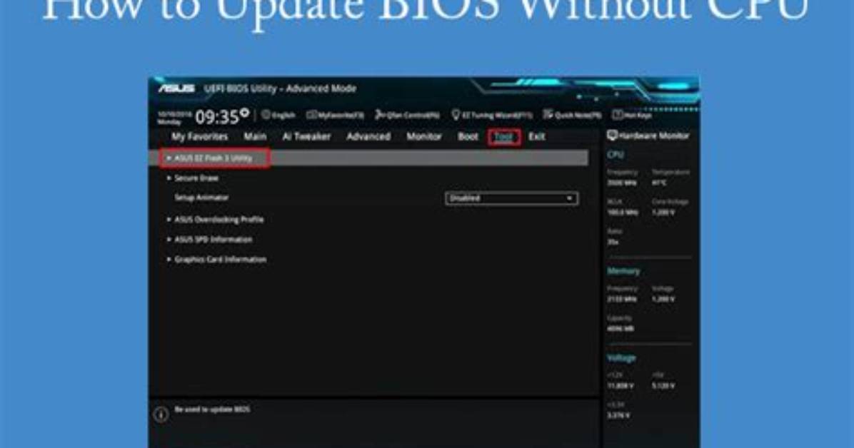 Can I Update Bios Without Windows?