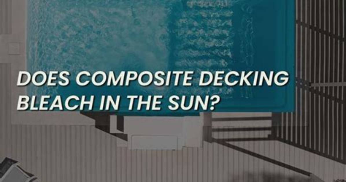 Can I Use Bleach on Decking