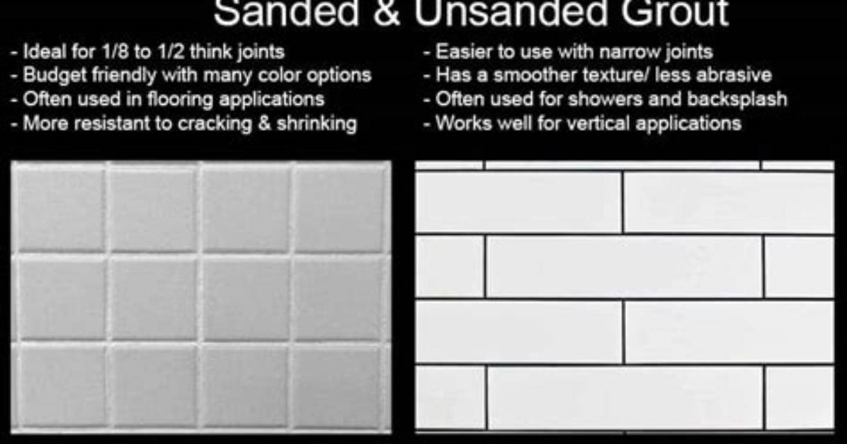 Can I Use Sanded Grout for 1 16