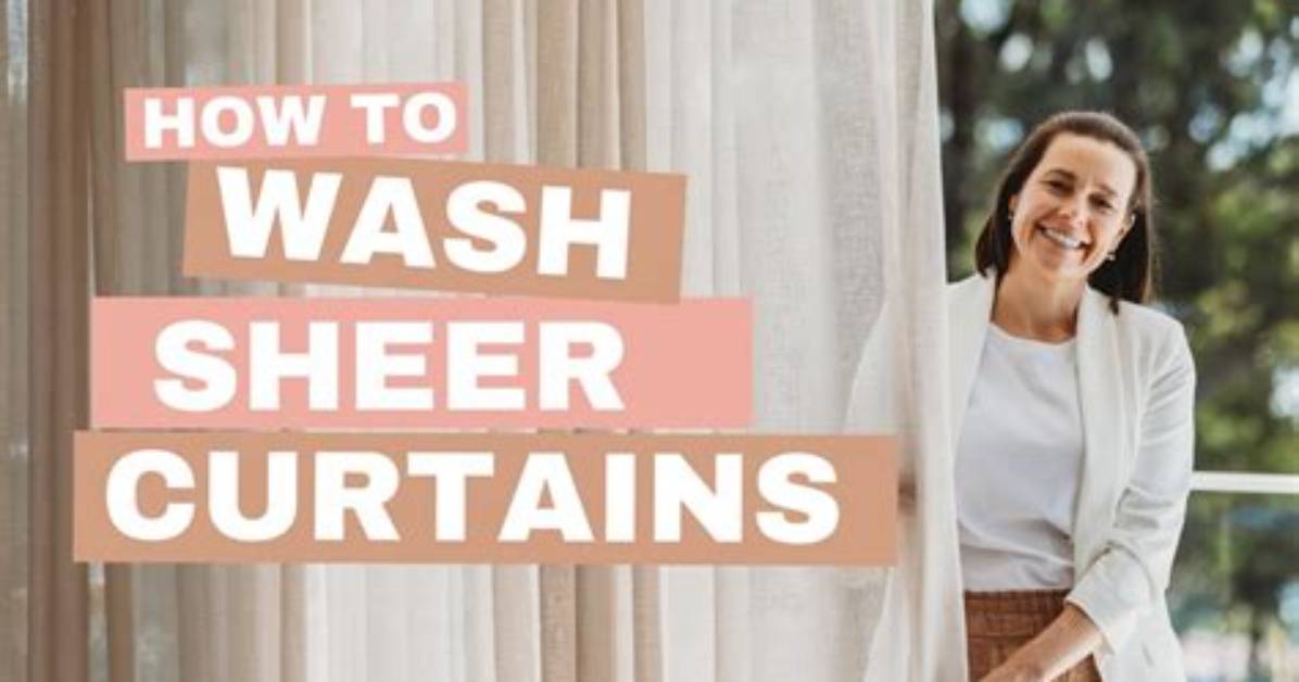 Can I Wash Sheer Curtains in the Washing Machine