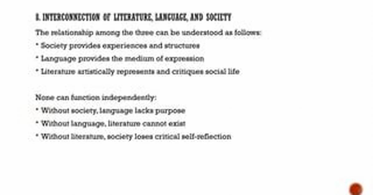 Can Literature Exist Without Language?